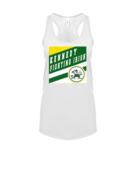 Kennedy HS Baseball Square - Womens Tank Top