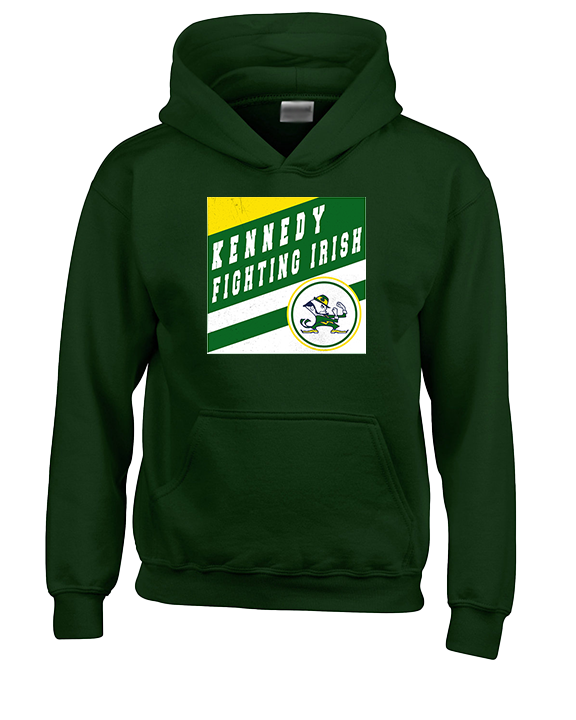 Kennedy HS Baseball Square - Youth Hoodie