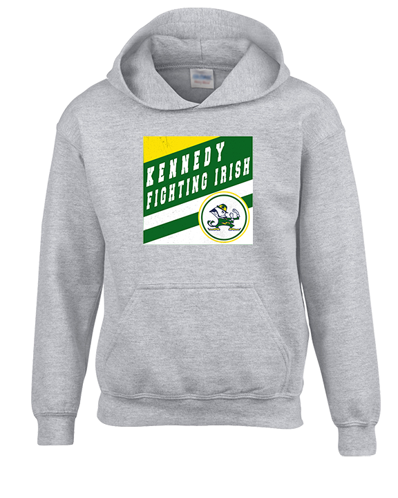 Kennedy HS Baseball Square - Youth Hoodie