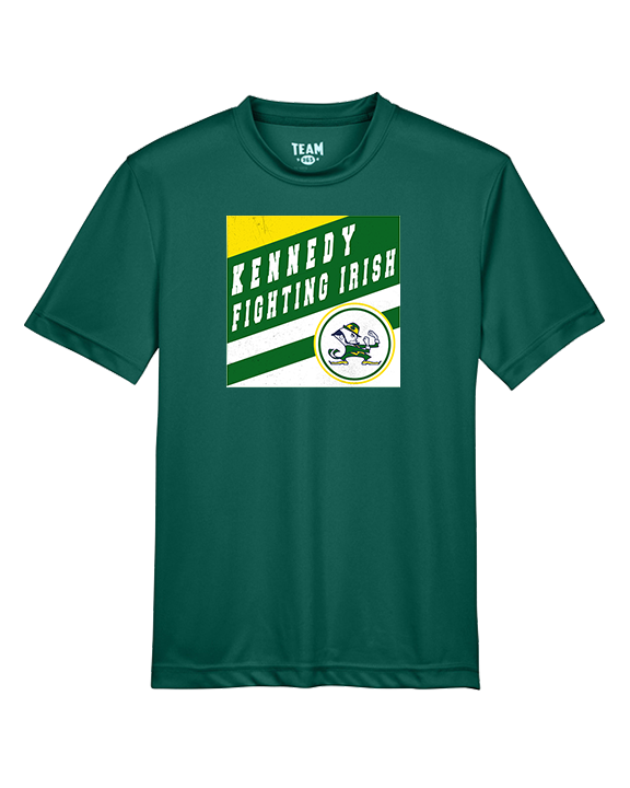Kennedy HS Baseball Square - Youth Performance Shirt