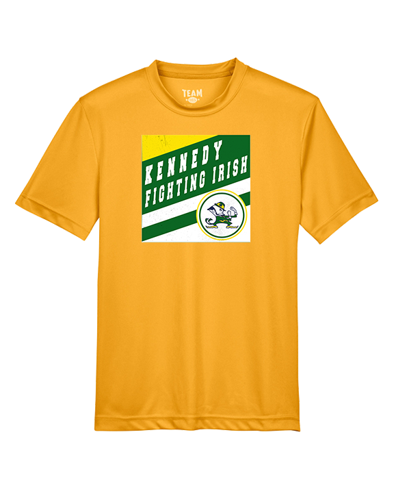 Kennedy HS Baseball Square - Youth Performance Shirt