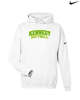 Kennedy HS Softball Logo - Nike Club Fleece Hoodie