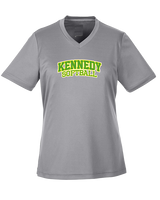 Kennedy HS Softball Logo - Womens Performance Shirt