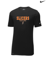 LaPorte HS Track & Field Block - Mens Nike Cotton Poly Tee