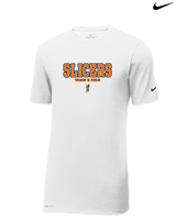 LaPorte HS Track & Field Block - Mens Nike Cotton Poly Tee