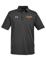 LaPorte HS Track & Field Block - Under Armour Mens Tech Polo