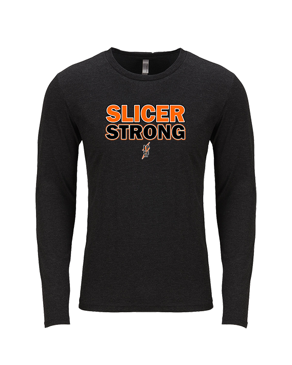 LaPorte HS Track & Field Strong - Tri-Blend Long Sleeve
