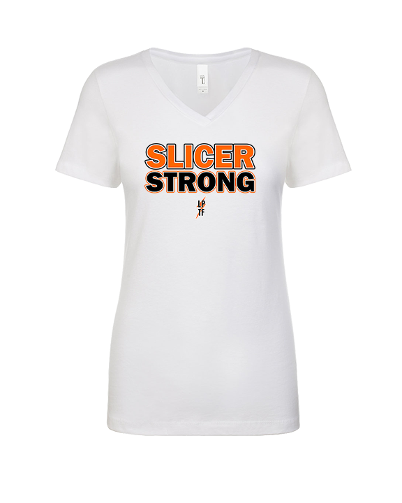 LaPorte HS Track & Field Strong - Womens Vneck
