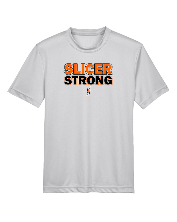 LaPorte HS Track & Field Strong - Youth Performance Shirt