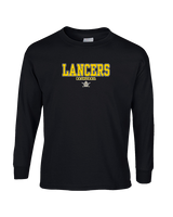 Lafayette HS Boys Basketball Block - Cotton Longsleeve