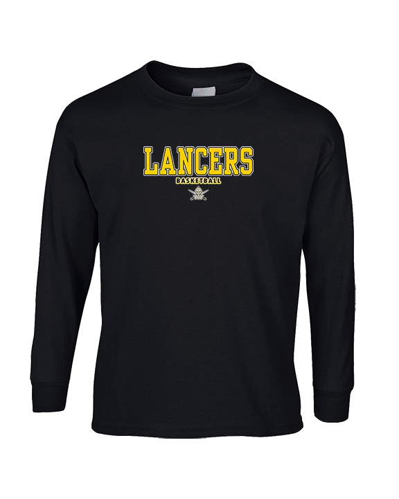 Lafayette HS Boys Basketball Block - Cotton Longsleeve
