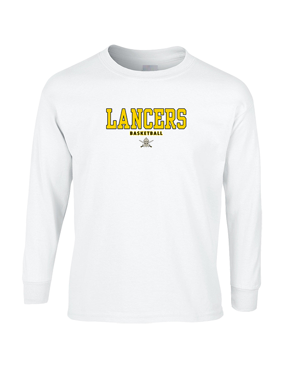 Lafayette HS Boys Basketball Block - Cotton Longsleeve