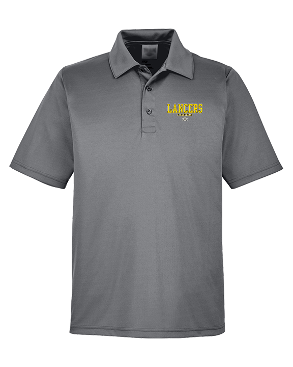 Lafayette HS Boys Basketball Block - Mens Polo