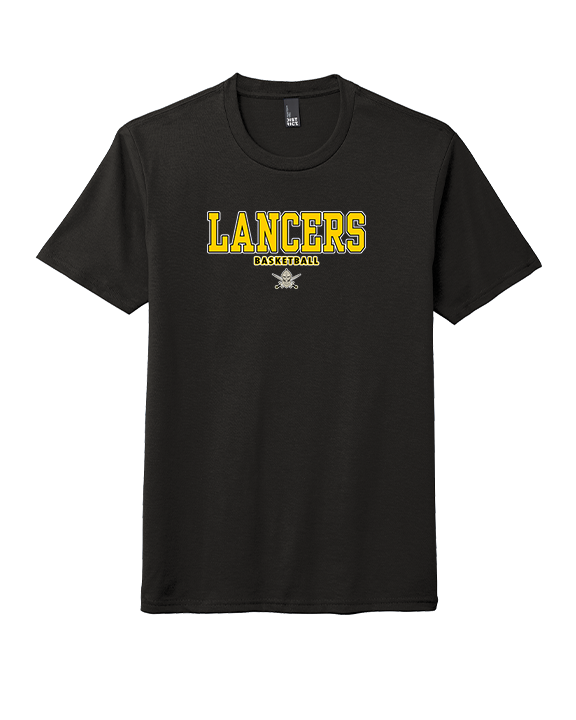 Lafayette HS Boys Basketball Block - Tri-Blend Shirt