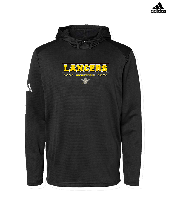 Lafayette HS Boys Basketball Border 2 - Mens Adidas Hoodie