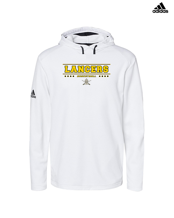 Lafayette HS Boys Basketball Border 2 - Mens Adidas Hoodie