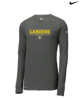 Lafayette HS Boys Basketball Border 2 - Mens Nike Longsleeve