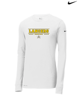 Lafayette HS Boys Basketball Border 2 - Mens Nike Longsleeve