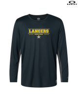 Lafayette HS Boys Basketball Border 2 - Mens Oakley Longsleeve