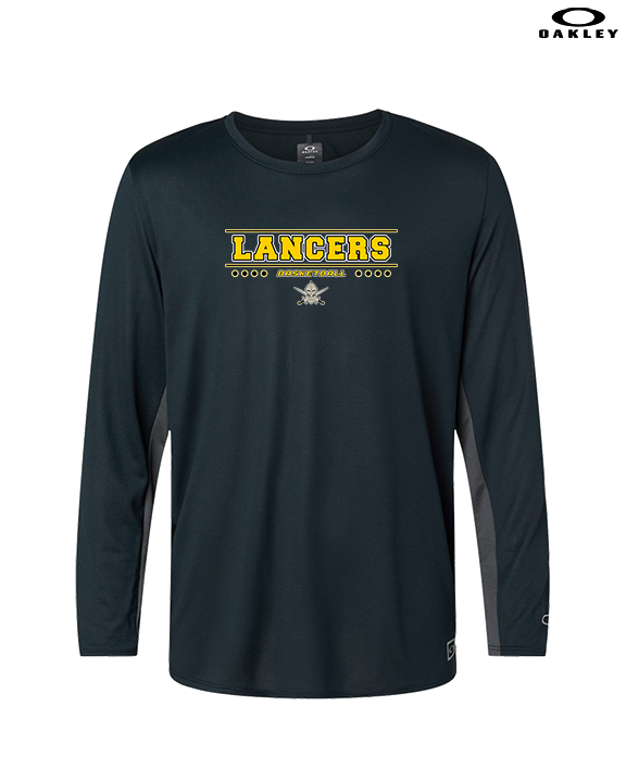 Lafayette HS Boys Basketball Border 2 - Mens Oakley Longsleeve