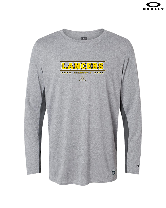 Lafayette HS Boys Basketball Border 2 - Mens Oakley Longsleeve