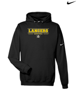 Lafayette HS Boys Basketball Border 2 - Nike Club Fleece Hoodie