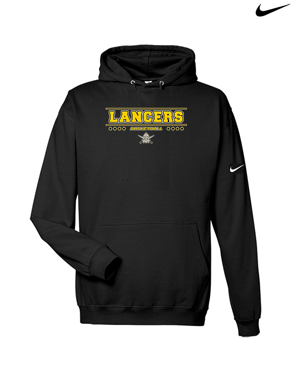 Lafayette HS Boys Basketball Border 2 - Nike Club Fleece Hoodie