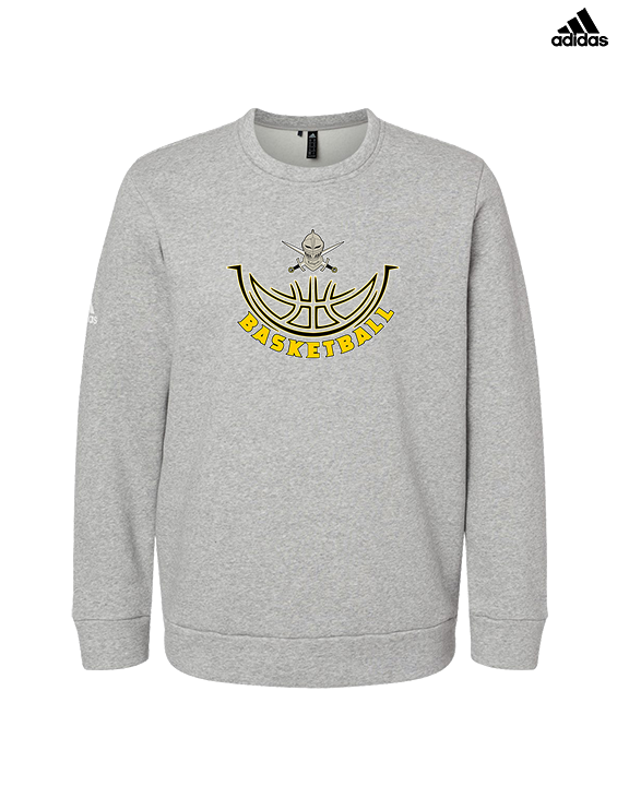 Lafayette HS Boys Basketball Outline - Mens Adidas Crewneck