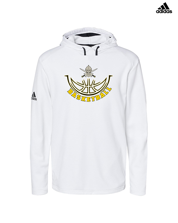 Lafayette HS Boys Basketball Outline - Mens Adidas Hoodie