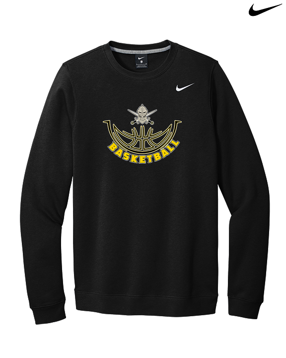 Lafayette HS Boys Basketball Outline - Mens Nike Crewneck