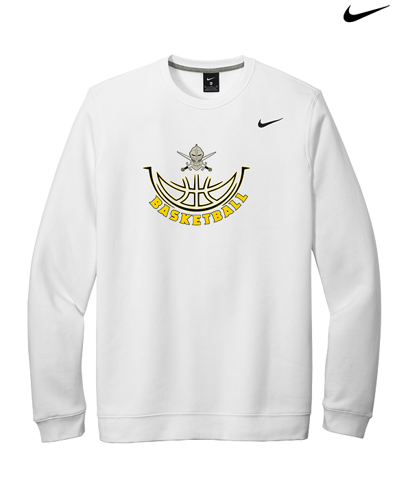 Lafayette HS Boys Basketball Outline - Mens Nike Crewneck