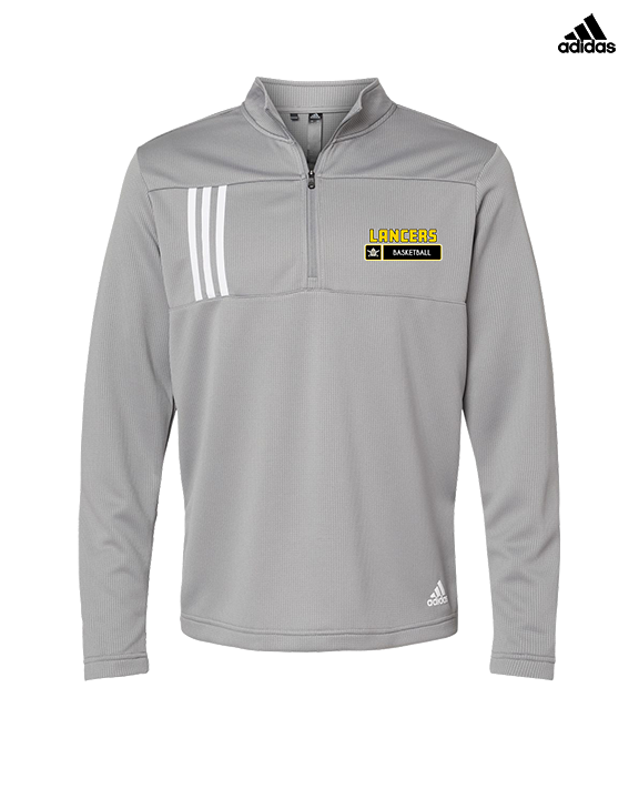 Lafayette HS Boys Basketball Pennant - Mens Adidas Quarter Zip