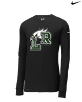 Lake Ridge HS JROTC Logo - Mens Nike Longsleeve