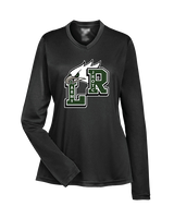 Lake Ridge HS JROTC Logo - Womens Performance Longsleeve