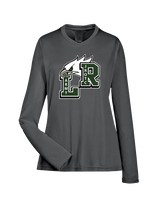 Lake Ridge HS JROTC Logo - Womens Performance Longsleeve