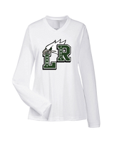 Lake Ridge HS JROTC Logo - Womens Performance Longsleeve