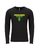 Lansdale Catholic HS Basketball Dad - Tri-Blend Long Sleeve