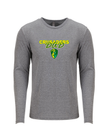 Lansdale Catholic HS Basketball Dad - Tri-Blend Long Sleeve
