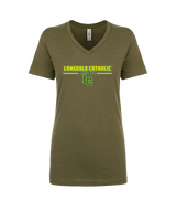 Lansdale Catholic HS Basketball Keen - Womens Vneck
