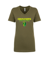 Lansdale Catholic HS Basketball Mom - Womens Vneck