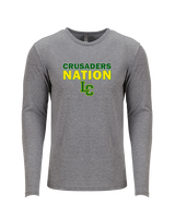 Lansdale Catholic HS Basketball Nation - Tri-Blend Long Sleeve