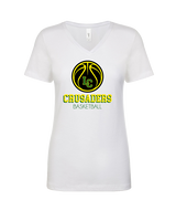 Lansdale Catholic HS Basketball Shadow - Womens Vneck