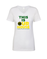 Lansdale Catholic HS Basketball TIOH - Womens Vneck