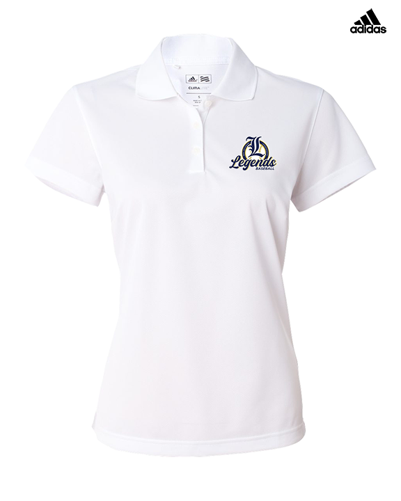 Legends Baseball Logo 02 - Adidas Womens Polo