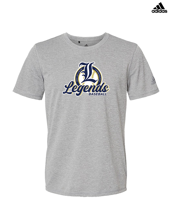 Legends Baseball Logo 02 - Mens Adidas Performance Shirt