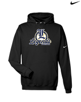 Legends Baseball Logo 02 - Nike Club Fleece Hoodie