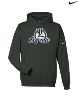 Legends Baseball Logo 02 - Nike Club Fleece Hoodie