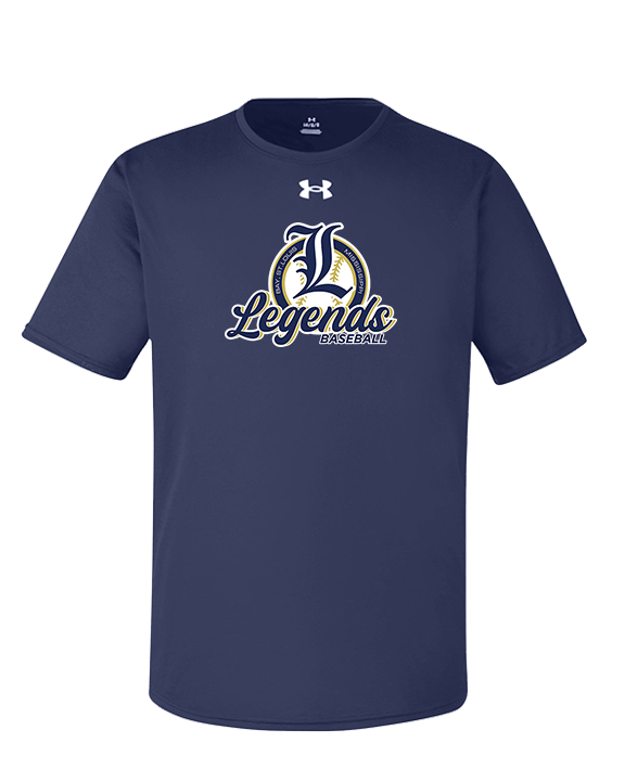Legends Baseball Logo 02 - Under Armour Mens Team Tech T-Shirt