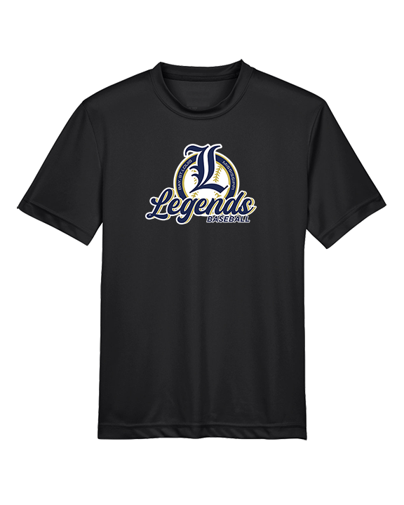 Legends Baseball Logo 02 - Youth Performance Shirt