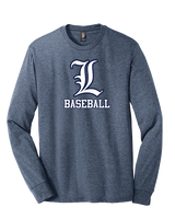 Legends Baseball Logo L - Tri-Blend Long Sleeve